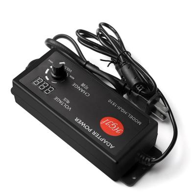 China Universal Adjustable 3V-12v 8a AC/DC Adapter With Display Screen 3v4v5v6v7v8v10v12v 8a Regulated Power Supply Adatpor3v-12v 8a 3-12v 8a for sale