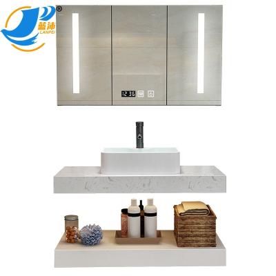 China Waterproof Wholesale Customized Slate Bathroom Cabinet Classic for sale