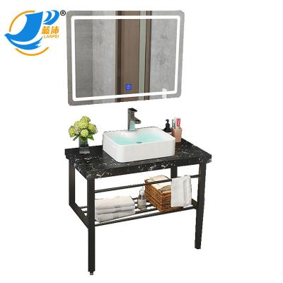 China European Furniture Luxury Bathroom Vanity Strong And Wear Resistant Customizable Marble Floor Vanity 36 Inches Bathroom Vanity Cabinets for sale