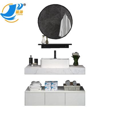 China Modern Luxury Bathroom Floor Cabinet Fashion Hotel Hotel Basin Solid Outdoor Bathroom Vanities for sale