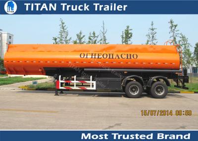 China Diesel fuel gasoline tank trailer with 30000 liters - 42000 liters capacity for sale