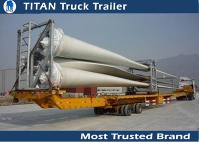 China International Specialized Schnabel Extendable Flatbed Trailer For Hauling Wind Tower for sale