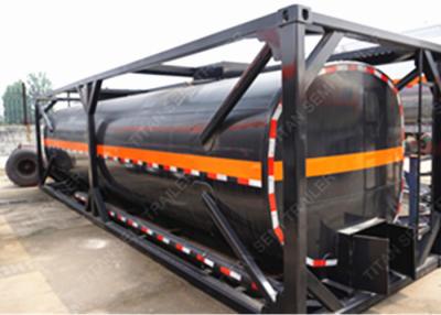 China 40ft Oil tank container for diesel fuel water transportation liquid tank trailers for sale