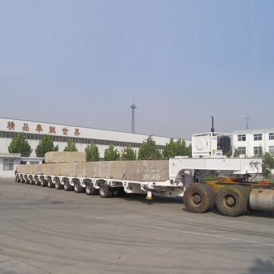 China 250 ton modular low bed semi trailer for sale | TITAN VEHICLE for sale