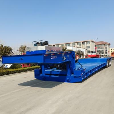 중국 TITAN 3 Line 6 Axles 120/150 Ton Detachable Gooseneck Heavy Load Lowboy RGN Trailer for Sale 판매용