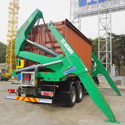 China 37/45 Ton 20/40 Ft Side Loader Container Side Lifter Transport Trailer for Sale Near Me in Mauritius Te koop