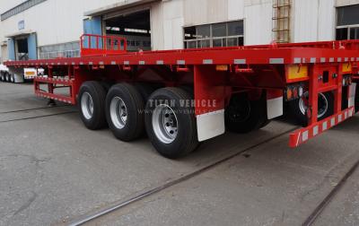 China What is the price on your 3 axle flatbed container transportation trailer? for sale