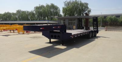 China Low Bed Trailer for the transport of 75 ton and 45 ton machines foe sale for sale