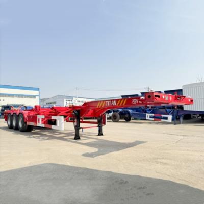 China TITAN 3 Axle New 40 Ft Container Chassis for Sale for sale