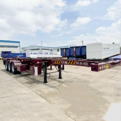 China TITAN Tri Axle Container Chassis for Sale | 40ft Container Chassis for sale