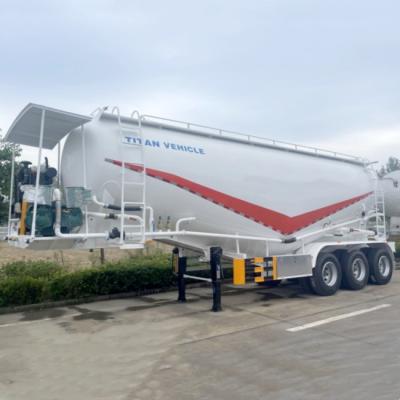 China TITAN 3 Axle 40CBM Cement Bulker Trailer for Sale | Cement Bulker Price for sale