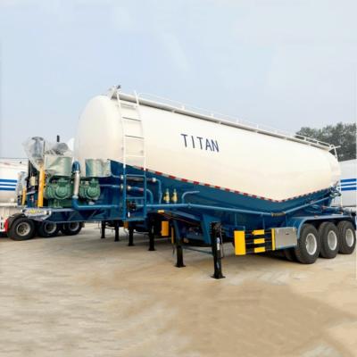 China TITAN 3 Axle 50 Ton Dry Bulk Tanker Trailers for Sale for sale