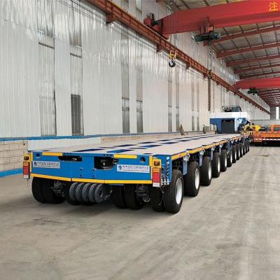 China TITAN Goldhofer Modular Trailer | Hydraulic Multi Axle Trailer zu verkaufen