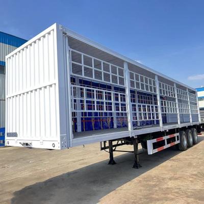 China TITAN New Tri Axle 40ft Curtain Side Trailers for Sale Near Me à venda