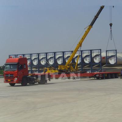 중국 Extendable Telescopic Blade Semi Trailer for Windmill Turbine Blade Transportation 판매용