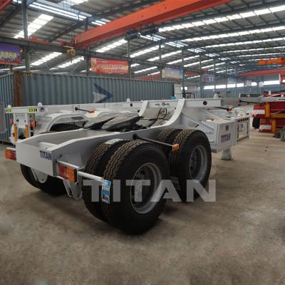 China TITAN tandem supelink sketal trailer titan drawbar supeilink truck à venda