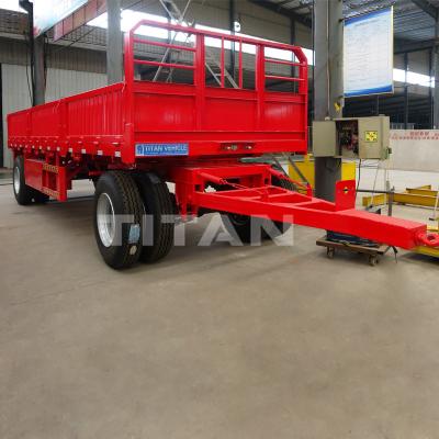 China TITAN full side wall semi trailer drawbar side wall semi trailer for sale for sale