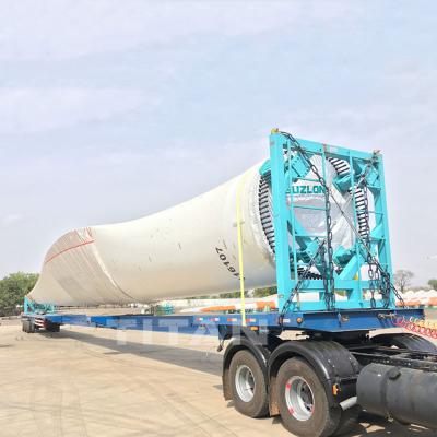 China 52m extendible trailer TITAN 52m extendible semi trailer for sale high quality for sale