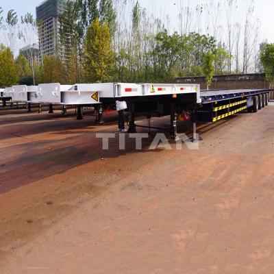 China 56m Wind Blade Trailer TITAN Wind Turbine Blade Trailer for Windmill Turbine Blade Transport for sale