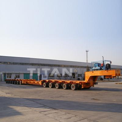 중국 multi axles lowboy equipment trailer lowboy trailer deck length lowboy trailer wheels for sale 판매용