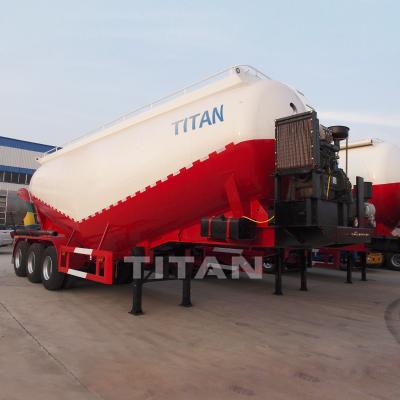 Chine bulk cement containers bulk cement haulers TITAN high quality bulk cement trailers for sale à vendre