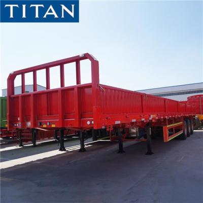 중국 50 Tons Semi Trailer With Removable Side Wall for Sale in Jamaica 판매용