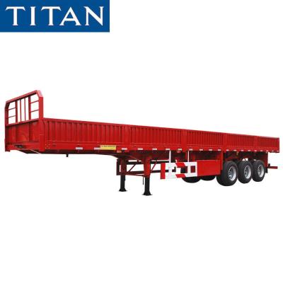 중국 ​ ​​40 ton side wall trailer sideboard open top semi trailer for sale 판매용