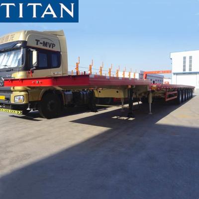 중국 62m Telescopic Trailer Extendable Semi Trailer for Windmill Blade Transportation 판매용