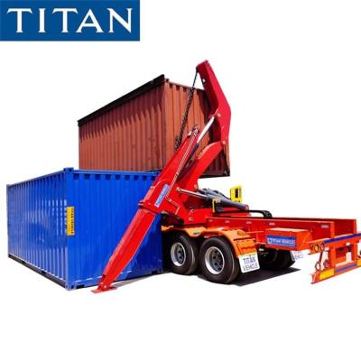 Κίνα 45 Ton Side Loader Trailer Shipping Container Truck Transport Hammar προς πώληση