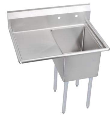 China Stainless Steel Table Leg And One Cupboard Sink With 18