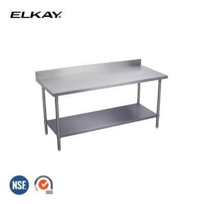 China Customized Hotel NSF Stainless Steel Restaurant Hotel Kitchen Work Table Commercial Work Bench WTSBGX for sale