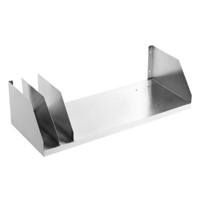 China High quality stainless steel restaurant storage punchless wall mounted shelf ELSF01 for sale