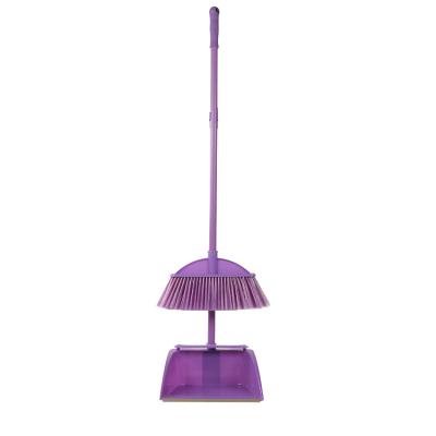 China Not easy to deform low price wholesale traditional household broom and plastic dustpan set for clean room for sale