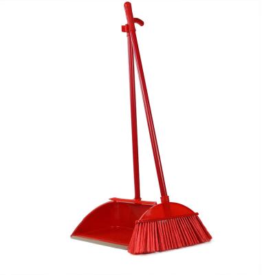 China Not Easy To Deform Professional Manufactures Household Cleaning Tools Floor Dustpan And Broom Soft for sale