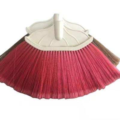 China 2021 Outdoor High Quality Custom Made Compound Corrugated Wire Floor Support Cleaning Broom With Different Broom Wire Colors for sale