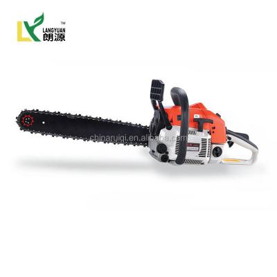 China Portable Power Tools 2-Stroke 62cc Gasoline Chainsaw 6200 Chainsaw for sale