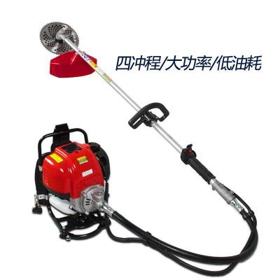 China 4-Stroke new production 140F backpack gas brushcutter gx35 grass trimmer with weeder head for sale