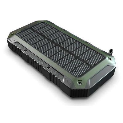 China Wholesale Outdoor Portable Waterproof Wireless Mobile Power Bank OEM Qi Fast Charging Support 3 in 1 with 20000mah Solar Power Bank Charge for sale