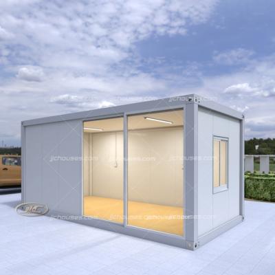 China Modern Australia Cafe Georgia Movable Prefab House, Kit Container House with Two Windows, Portable Store Container Modular Homes for sale