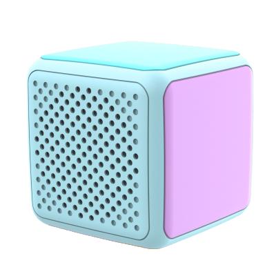 China No selfie shutter muilti-function gift instruments tiny cubic blue-tooth speaker for sale