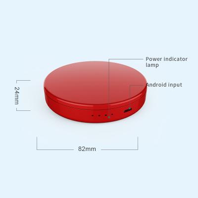 China With double new tending mirror 2021 gift compact led customizable portable mirror power bank vanity mirror hand makeup powerbank with led light for sale