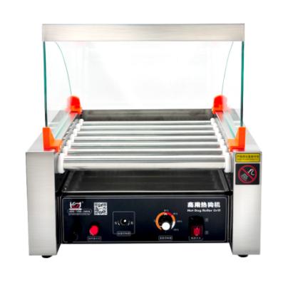 China PC Light Cover with Super Well Mastery HD-7 Top Selling Stainless Steel Hot Dog Roller Grill Hot Dog Making Machine for sale