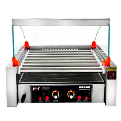 China food & Factory HD-7L Electric Beverage Roller Grill Hot Dog Hot Dog Making Machine Toast Sausage Hot Dog Warmer for sale