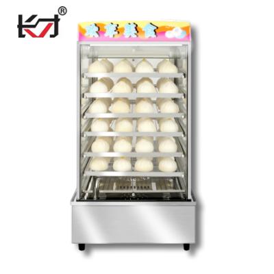 China SGM-6i Sustainable Micro Computer Control For Precise Temperature Control Glass Display Large Commercial Food Roll Steamer for sale