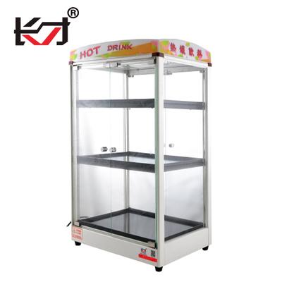 China HSC-72P Electric Hot Beverage Food Beverage Warmer Cabinet Display Warmer Showcase 495*350*800mm for sale