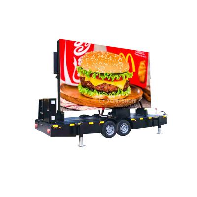 China Outdoor Multifunctional Packaging Machine P10 Mobile Advertising Trucks For Sale Perimeter Screen Led Panels for sale