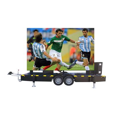 China Factory direct sale P10 sports outdoor advertising panel mobile billboard truck screen P10 outdoor led display for sale