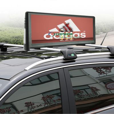 China Outdoor Car Roof Advertising Taxi LED Screen Message Show Waterproof Outdoor Programmable Scrolling Top LED Display Taxi for sale