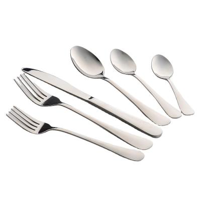 China Sustainable stainless steel cutlery set spoons and forks silverware sets flatware in flatware set for sale