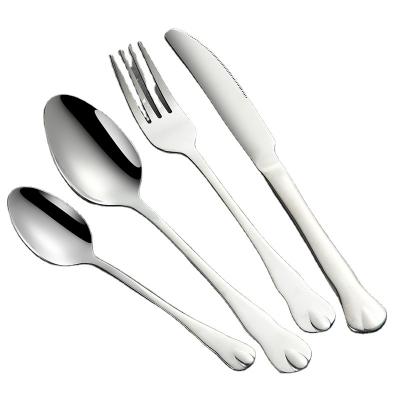 China Good Quality Sale Stainless Steel Flatware Set Spoon Knife Fork Pattern Cutlery Good Quality Good For Table Use for sale